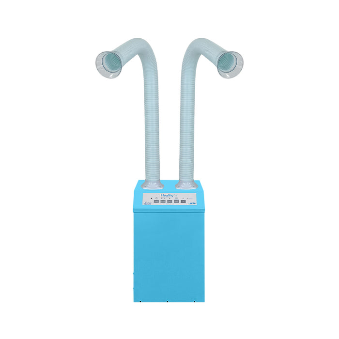 HealthyAir Nail Salon Source Capture System Nail Salon Local Exhaust Ventilation System - Dual Station
