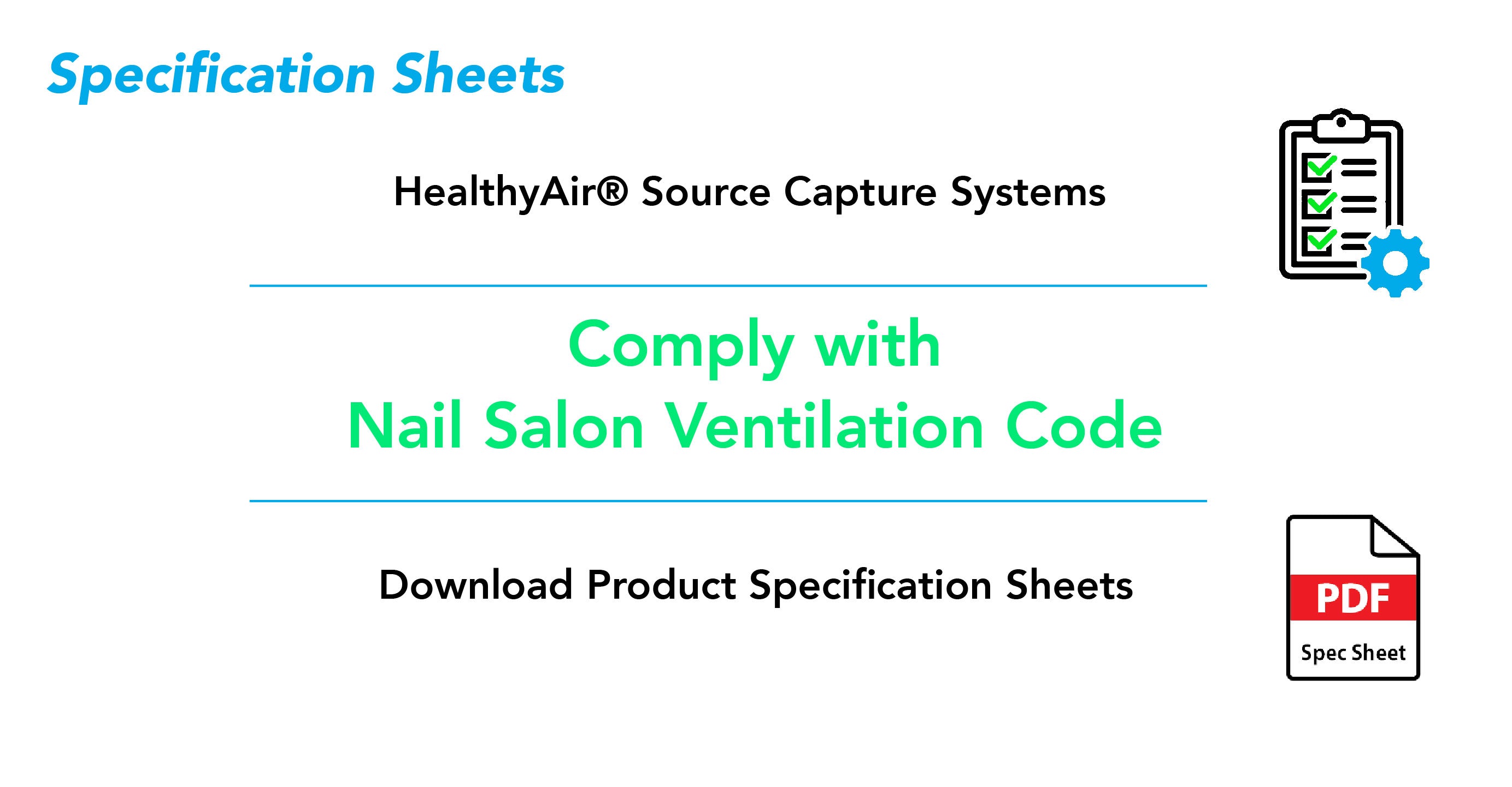 HealthyAir® Product Specifications