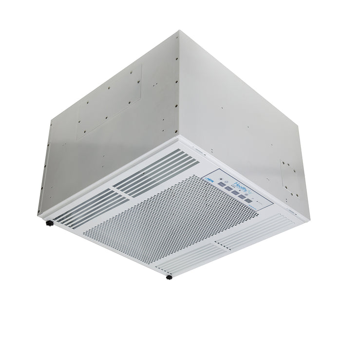 HealthyAir Ceiling-Mount Air Purifier Commercial Ceiling Mount Air Cleaner eHEPA Filtration Technology electrostatic filtration