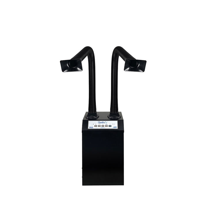 HealthyAir Nail Salon Source Capture System Nail Salon Local Exhaust Ventilation System - Dual Station