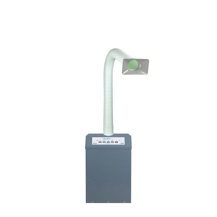 HealthyAir Nail Salon Source Capture System Nail Salon Local Exhaust Ventilation System - Single Station Fan-Filter Exhauster