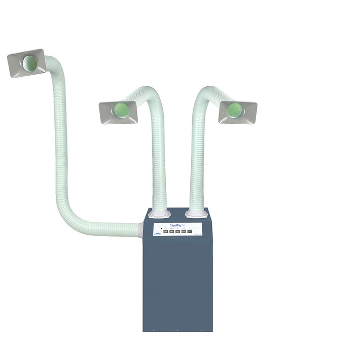 HealthyAir® Source Capture Fan-Filter Exhauster - Triple Nail Station