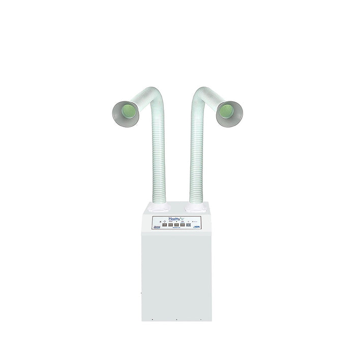 HealthyAir Nail Salon Source Capture System Nail Salon Local Exhaust Ventilation System - Dual Station