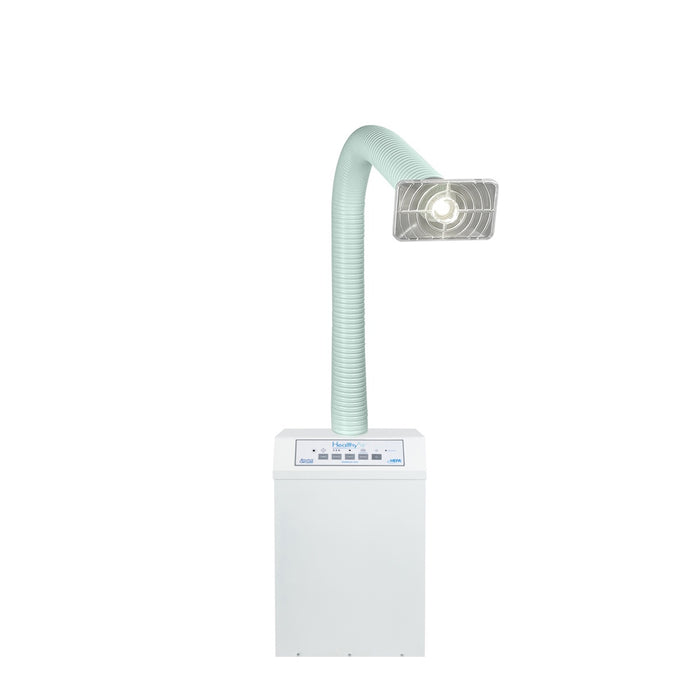 HealthyAir Nail Salon Source Capture System Nail Salon Local Exhaust Ventilation System - Single Station Fan-Filter Exhauster