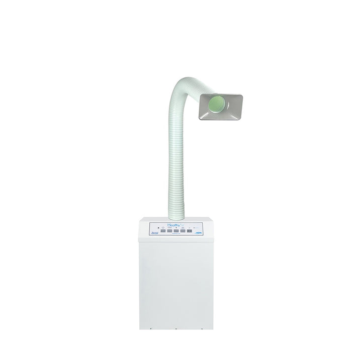 HealthyAir Nail Salon Source Capture System Nail Salon Local Exhaust Ventilation System - Single Station Fan-Filter Exhauster