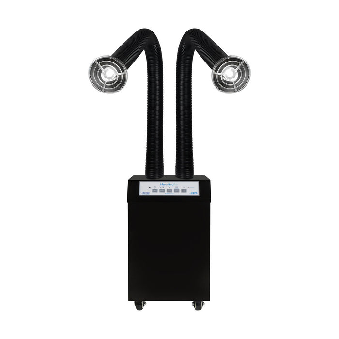 HealthyAir Source Capture Air Purifier Outside Ventilation Local Exhaust Ventilation Salon Source Capture System IMC Compliance Nail Salon Ventilation System