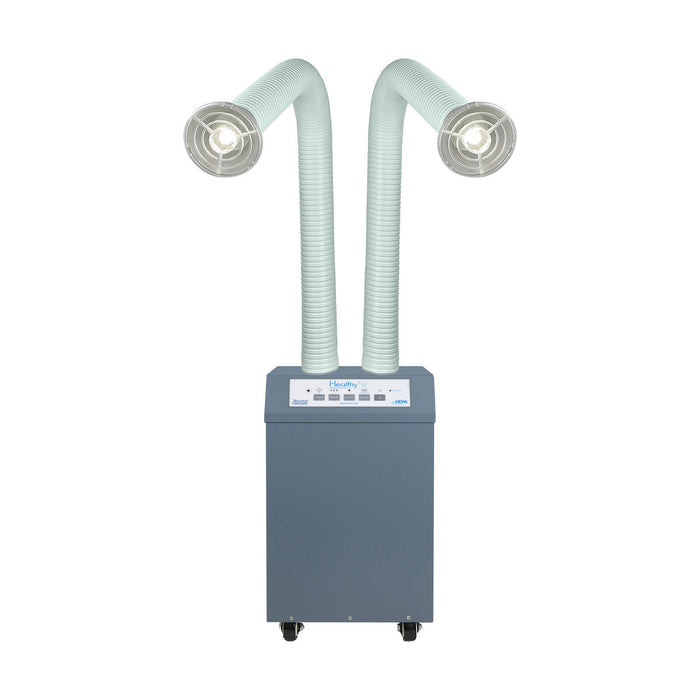 HealthyAir Source Capture Air Purifier Outside Ventilation Local Exhaust Ventilation Salon Source Capture System IMC Compliance Nail Salon Ventilation System