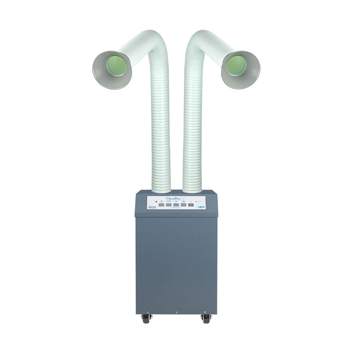 HealthyAir Source Capture Air Purifier Outside Ventilation Local Exhaust Ventilation Salon Source Capture System IMC Compliance Nail Salon Ventilation System