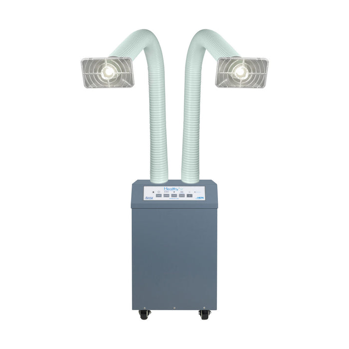 HealthyAir Source Capture Air Purifier Outside Ventilation Local Exhaust Ventilation Salon Source Capture System IMC Compliance Nail Salon Ventilation System