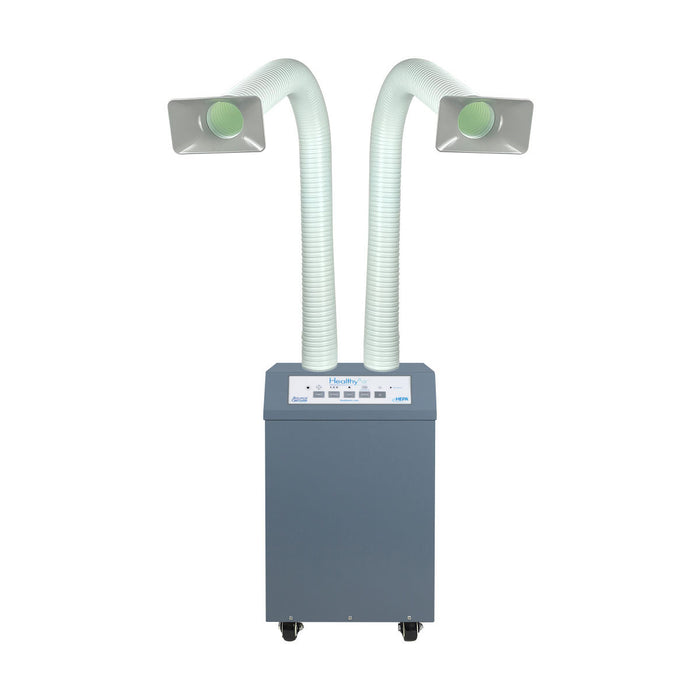 HealthyAir Source Capture Air Purifier Outside Ventilation Local Exhaust Ventilation Salon Source Capture System IMC Compliance Nail Salon Ventilation System