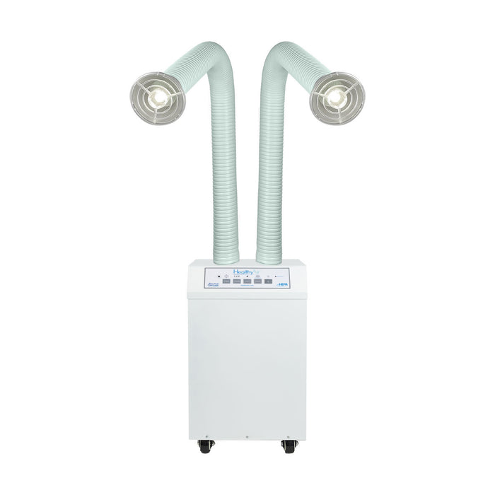 HealthyAir Source Capture Air Purifier Outside Ventilation Local Exhaust Ventilation Salon Source Capture System IMC Compliance Nail Salon Ventilation System