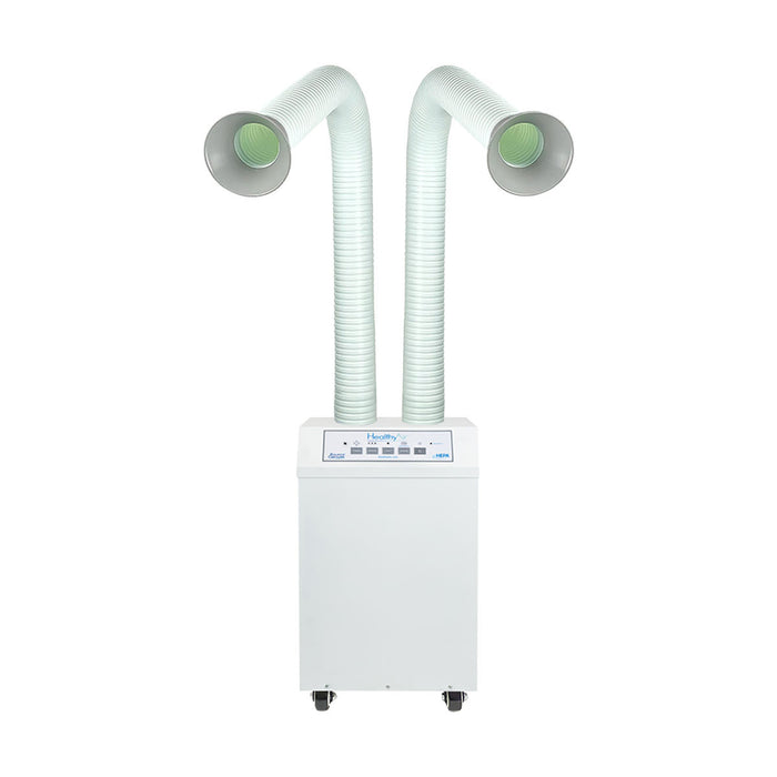 HealthyAir Source Capture Air Purifier Outside Ventilation Local Exhaust Ventilation Salon Source Capture System IMC Compliance Nail Salon Ventilation System