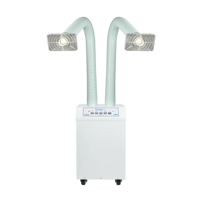 HealthyAir Source Capture Air Purifier Outside Ventilation Local Exhaust Ventilation Salon Source Capture System IMC Compliance Nail Salon Ventilation System