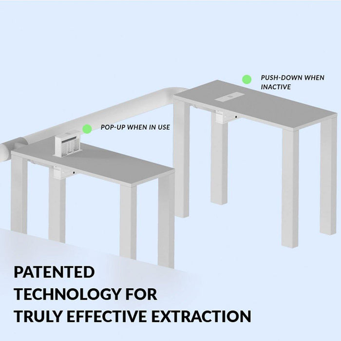 HealthyAir® Source Capture "Pop-Up" Vent - Single Inlet
