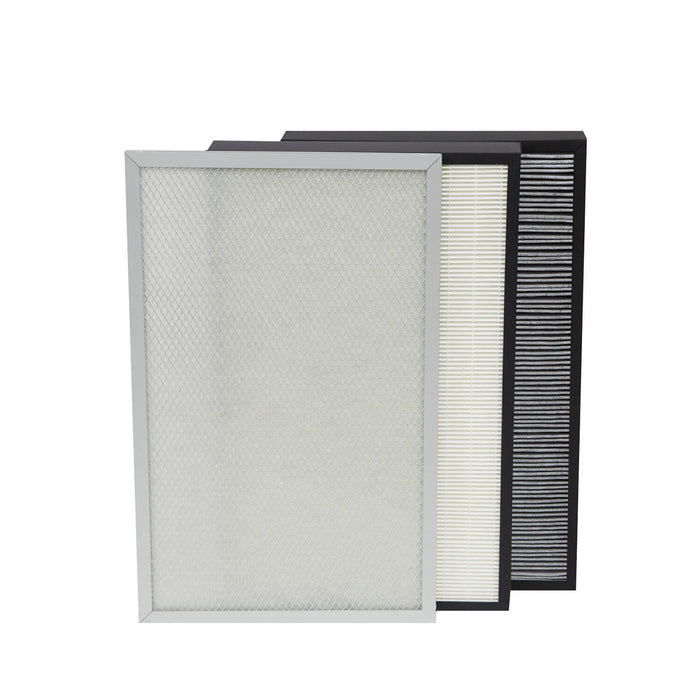 HealthyAir® Series 1219-CM Filters Fume Extractor HEPA activated carbon filter pre-filter eHEPA electrostatic filtration air cleaner machine