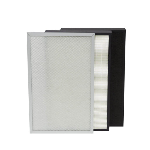 HealthyAir® Series 1219 Filters Fume Extractor HEPA activated carbon filter pre-filter eHEPA electrostatic filtration air cleaner machine