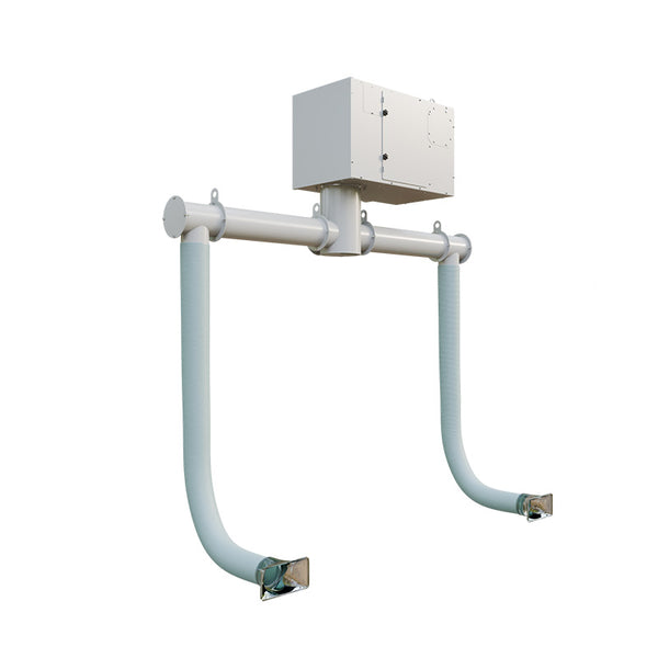 Ceiling-Mount Source Capture Local Exhaust Ventilation System - Dual Station