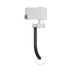 
  
  Ceiling-mounted fume extractor with flexible hose arm for capturing airborne pollutants at the source in commercial, studio, salon or laboratory settings
  

