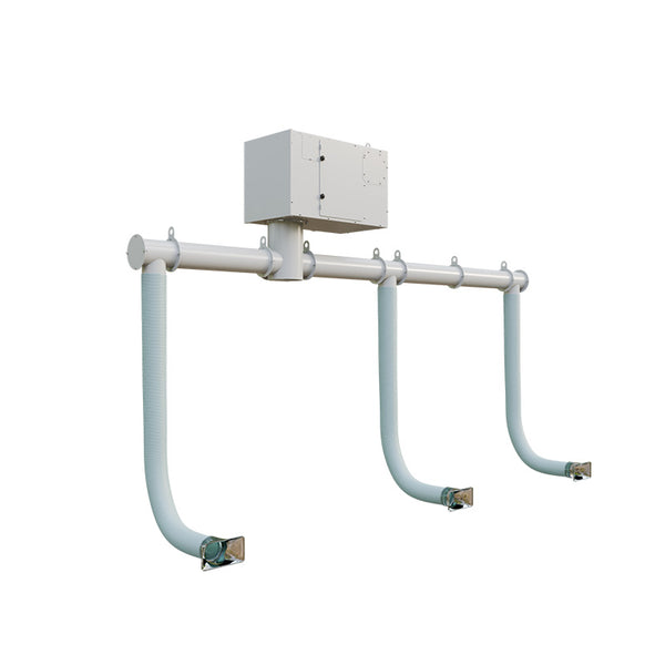 Ceiling-Mount Source Capture Local Exhaust Ventilation System - Triple Station