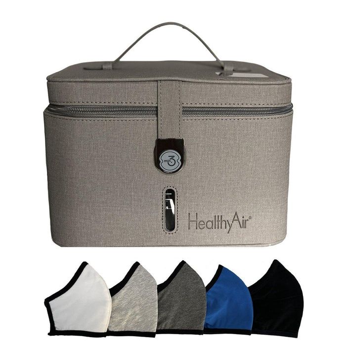 UV-C Sanitization Bag + 5 Free Face Masks - HealthyAir®