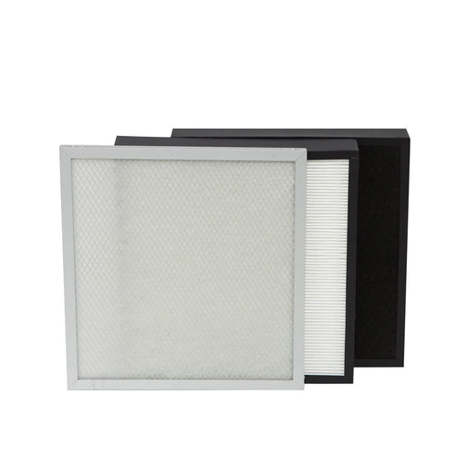 
  
  HealthyAir® Series 1213 Filters Fume Extractor HEPA activated carbon filter pre-filter eHEPA electrostatic filtration air cleaner machine
  
